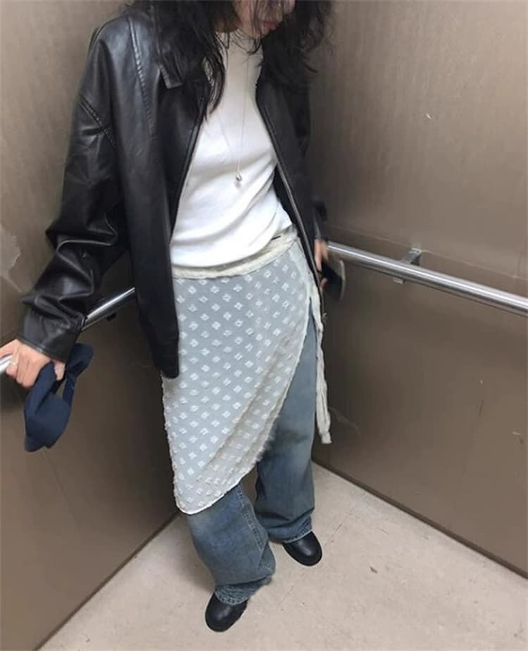レーススカート 透かし柄レース ストレッチフレアスカート